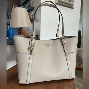 Michael Kors Large Cream/Winter White Leather Tote